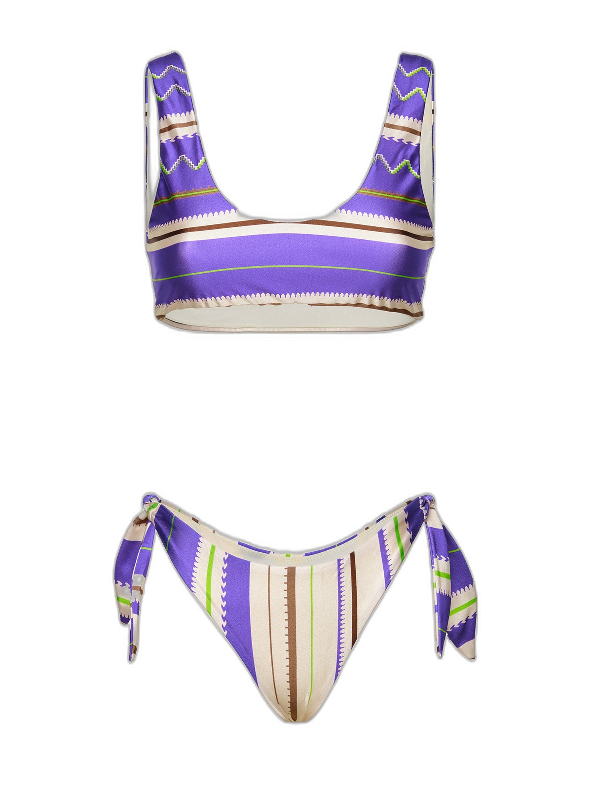 Bikini Donna Me fui Top fisso con Slip regolabile Fantasia SW0542-X40