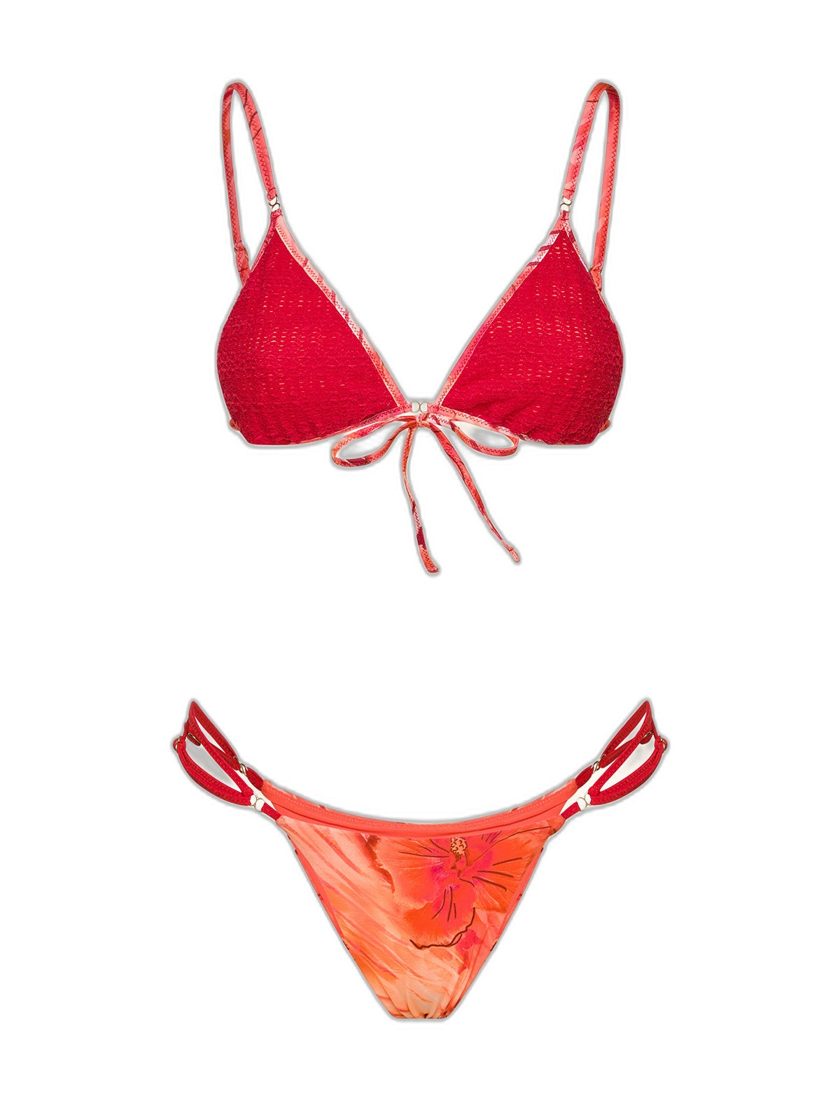 Bikini Donna Me fui Triangolo con Slip regolabile Fantasia SW0310-X12