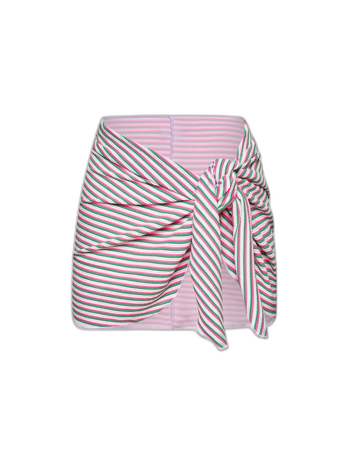 Pareo corto Donna Me fui Bianco SW0647-WH