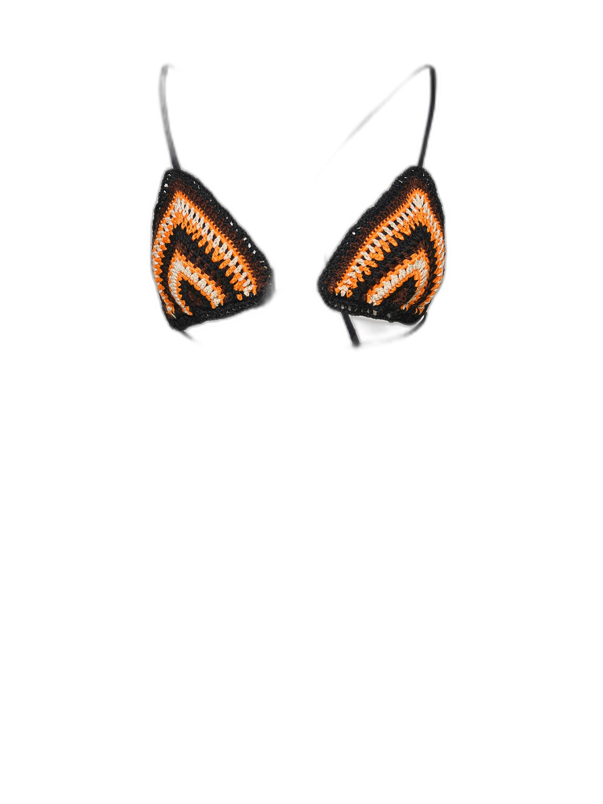 Bikini Donna Me fui Triangolo con Slip Americano regolabile Nero SW0500-BK
