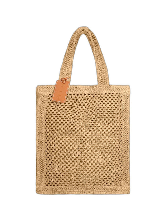 Beachbag Donna Me Fui Light Brown SW0050-LB