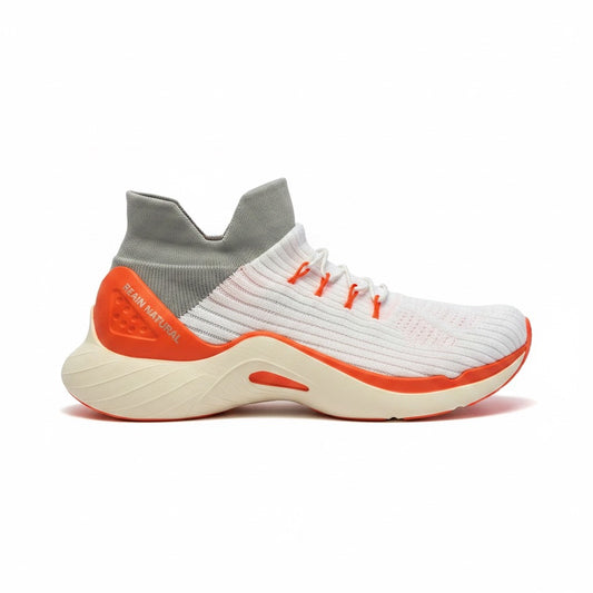 Sneakers elasticizzata bianco salmone UYN