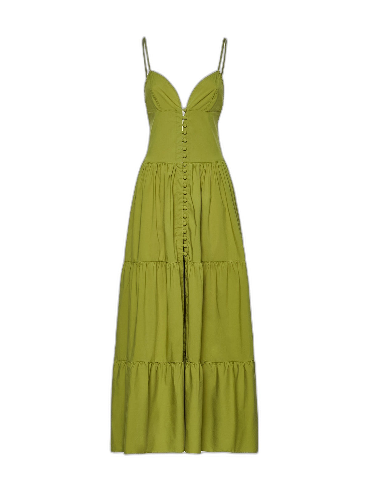 Vestito lungo Donna Me fui Verde Militare SW0219-MG