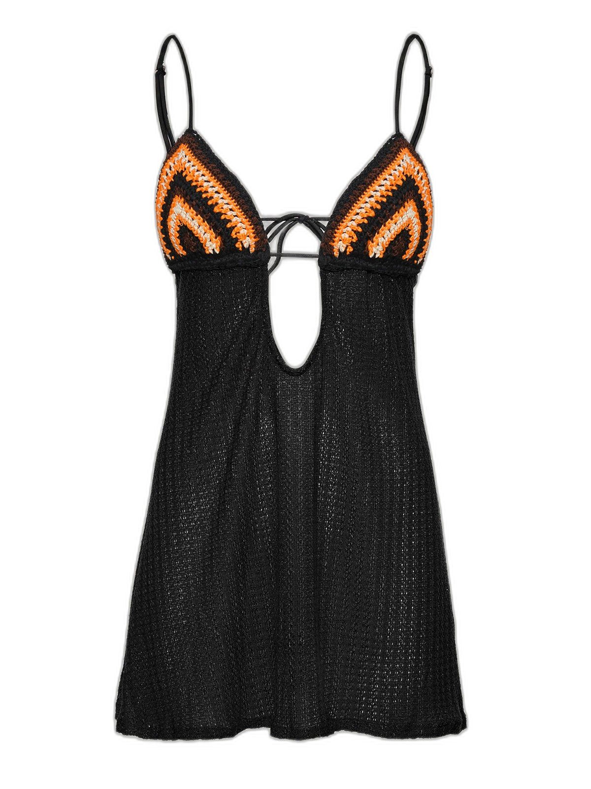 Vestito corto Donna Me fui Nero SW0506-BK