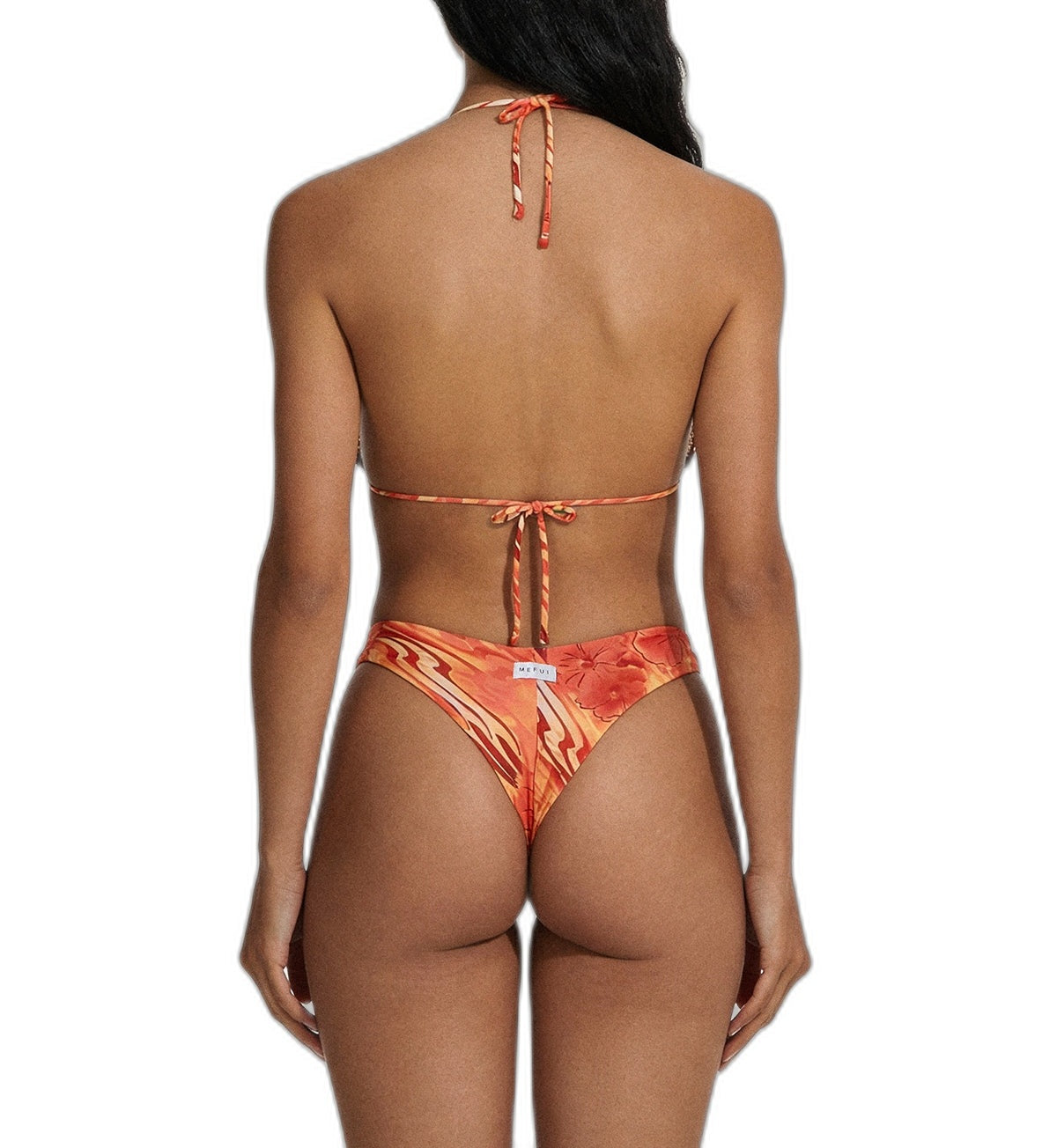 Bikini Donna Me fui Triangolo con Slip Americano fisso Fantasia SW0301-X11