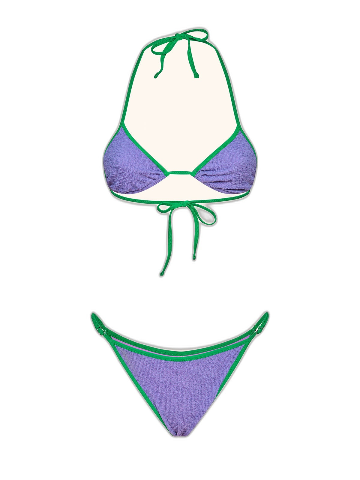 Bikini Donna Me fui Triangolo con Slip regolabile Lilla SW0617-LC