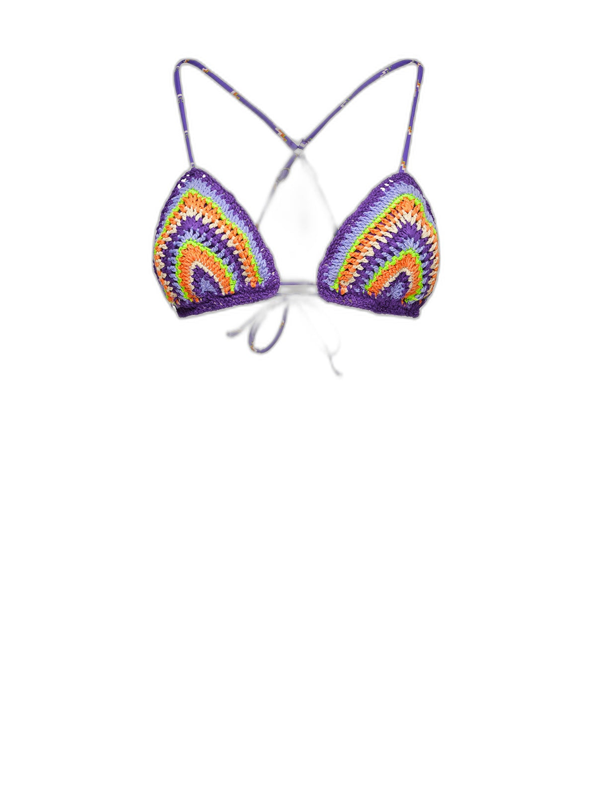 Bikini Donna Me fui Triangolo con Slip Americano regolabile Viola SW0500-PR